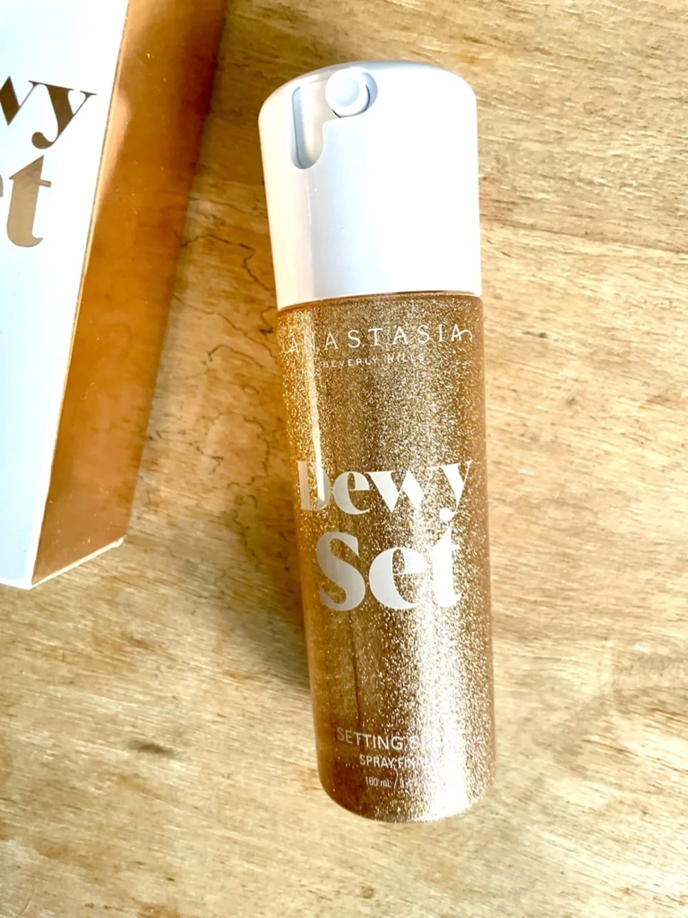 Anastasia Beverly Hills Dewy Set Setting Spray - Rose Gold 3.4 Oz Shimmer